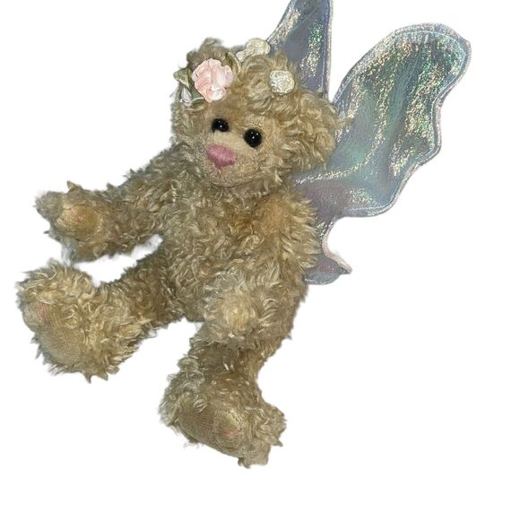 Vintage Ty Attic Treasures Plush Teddy Bear Fairy Rafaella Wings Nursery Shower - Picture 6 of 13